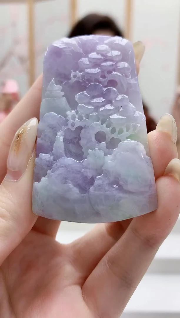 未镶嵌定制翡翠4829jw-毛货挂件175