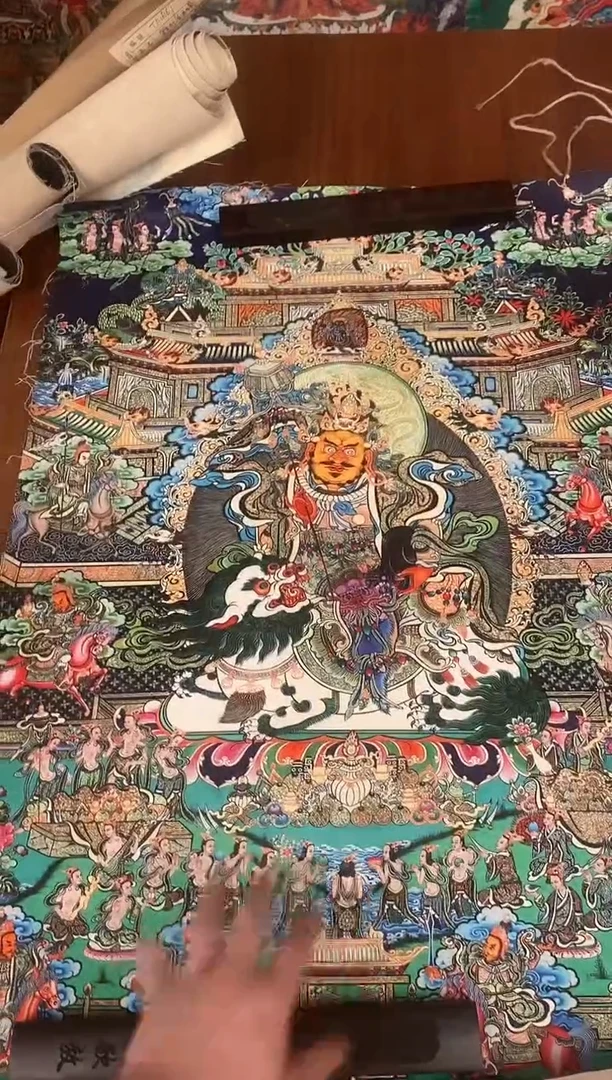 装裱画精美唐卡tk16099