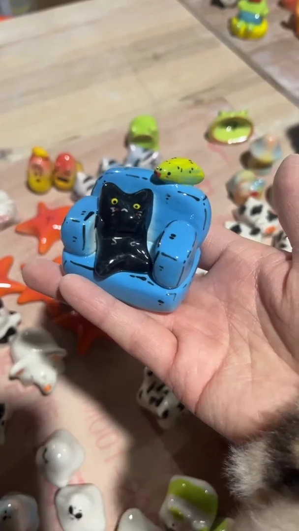 【闪购商品】摆件38微瑕手工陶瓷摆件