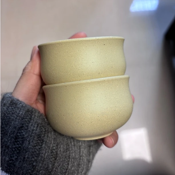 半手工本绿杯子两个一套容量90毫升