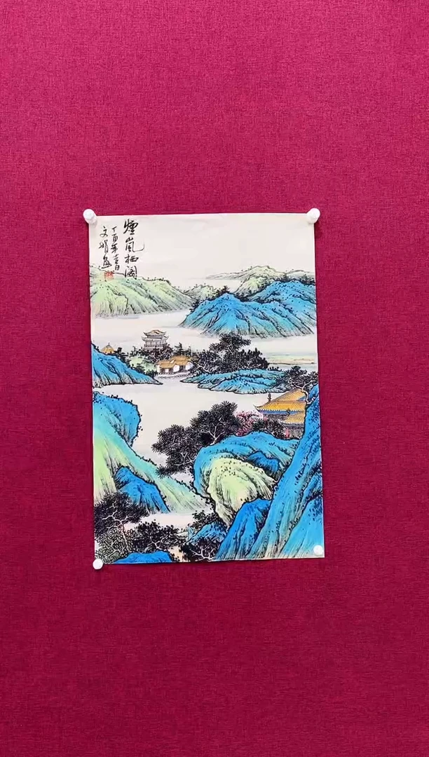 国画师文娟的国画作品