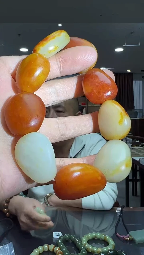 未镶嵌手链透闪石质玉随型-多样性发货其中发一