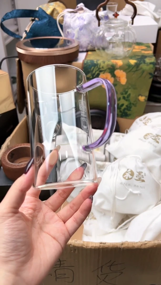 禾墨绿茶杯浅紫色