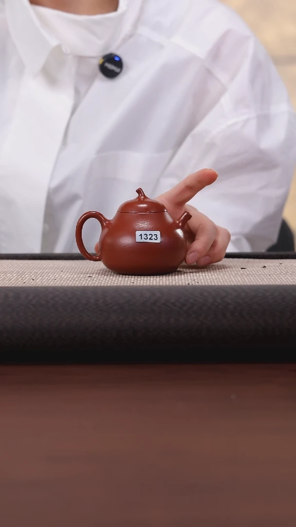 【闪购商品】紫砂茶壶1323 DX 大红袍 茄瓜 160cc