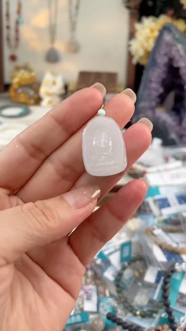 吊坠和田玉未镶嵌@@H921D016823