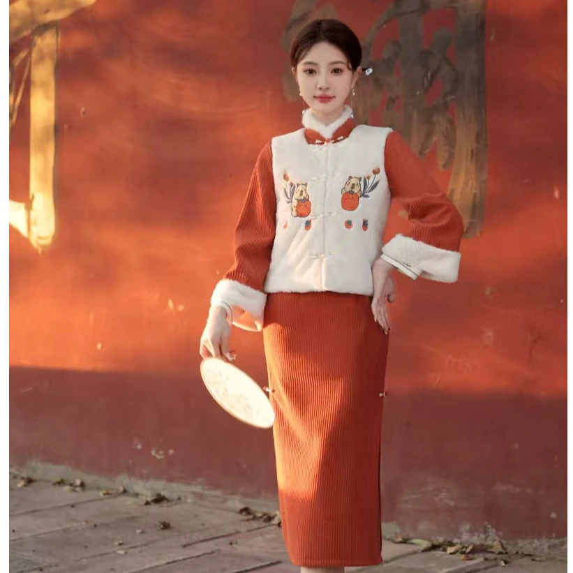 【江南春-马甲合集】秋冬季新款新中式中国风古风马甲小香风