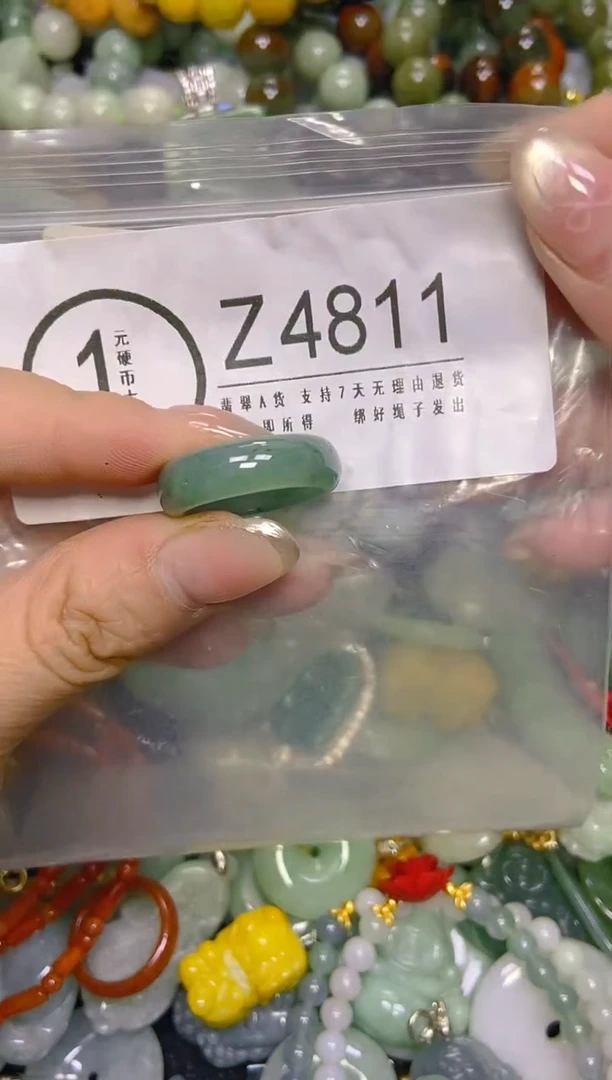 颈饰未镶嵌翡翠19.8MM/Z/翡翠A货，一件也是批发价