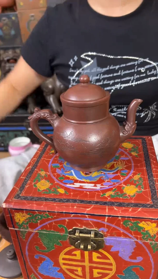 茶壶紫砂原矿紫砂壶