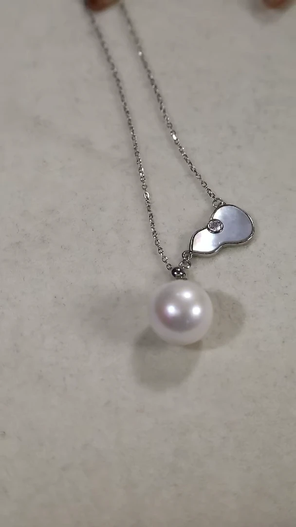 套链银S925镶嵌淡水珍珠淡水Y字款式套链