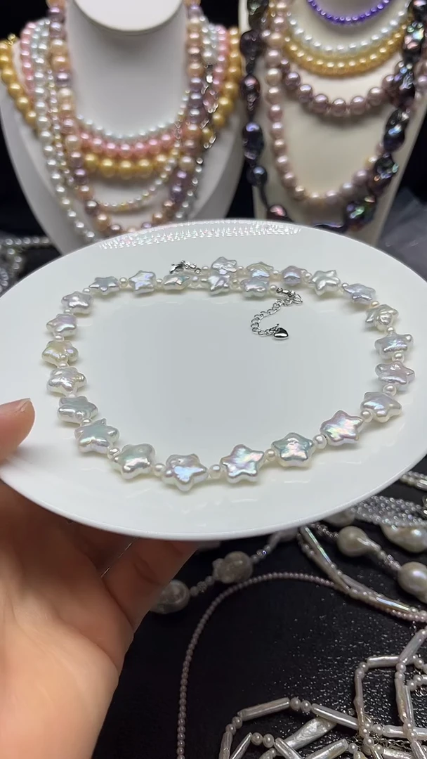 淡水珍珠未镶嵌颈饰多人