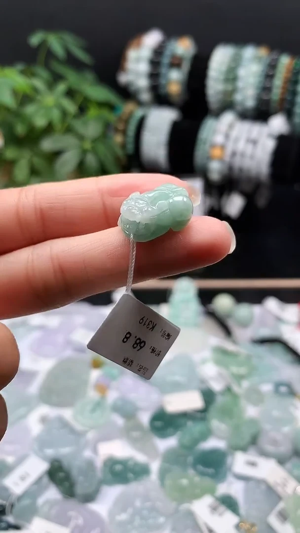 吊坠(不含链)未镶嵌翡翠07貔貅吊坠