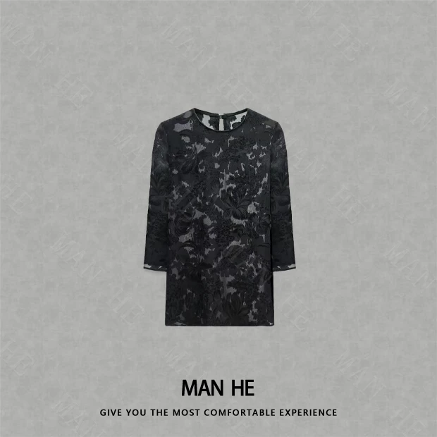 『桑蚕丝翦花防晒衫』满赫出品-25204