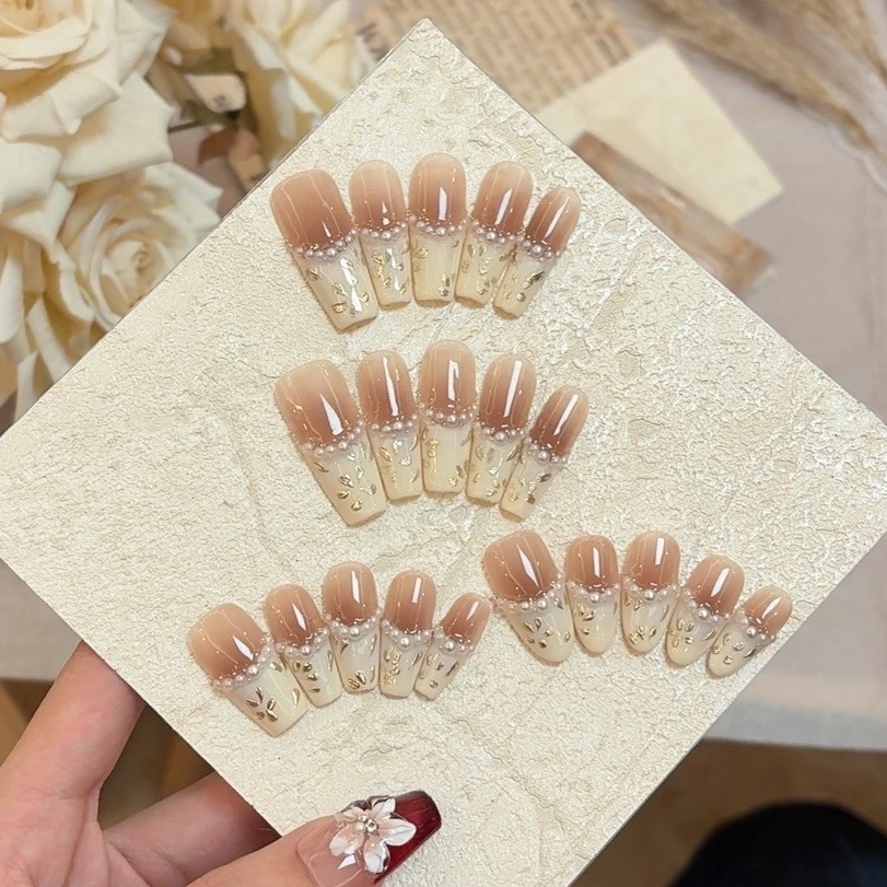 【奶白珍珠】—禾沐手工穿戴甲