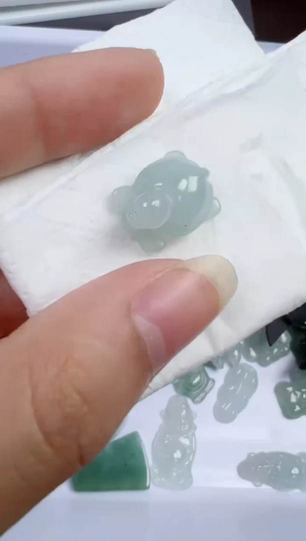 散珠翡翠41号链接，A货翡翠