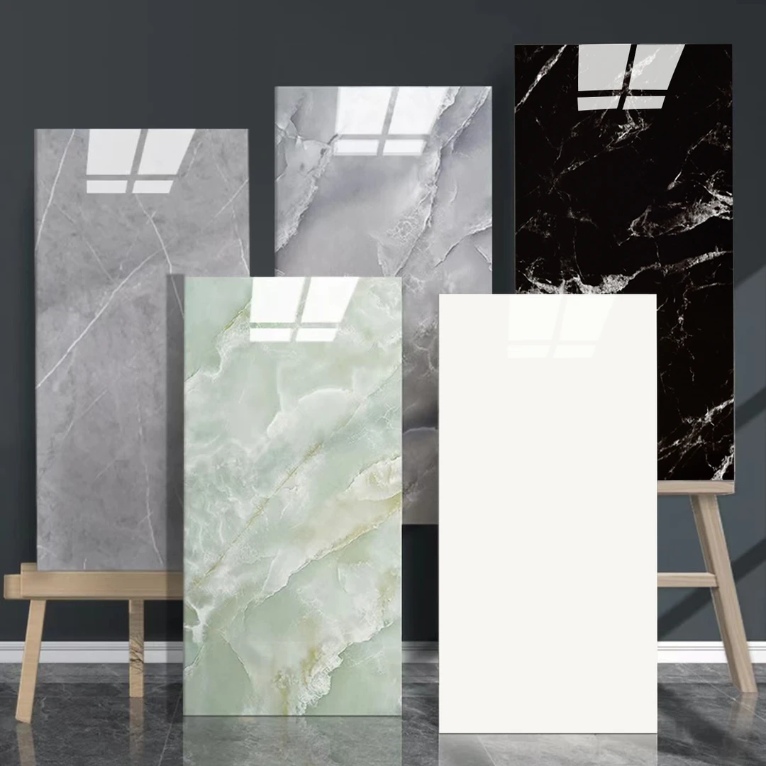 自粘铝塑板仿大理石瓷砖墙贴防水防潮加厚卫生间厨房旧房翻新遮丑