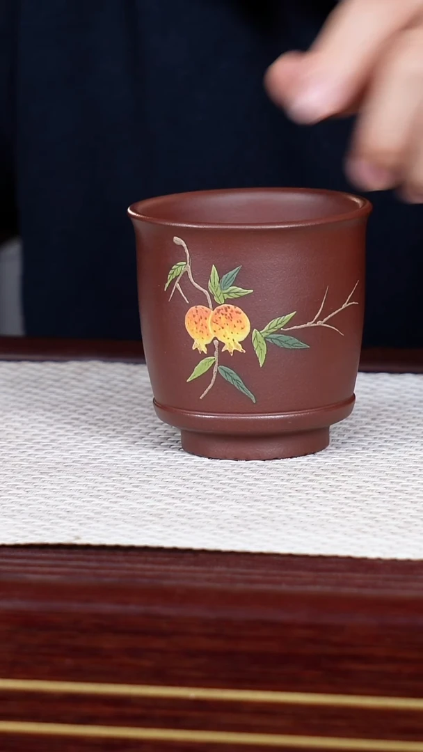 茶杯紫砂宜兴原矿紫砂 全手工制作