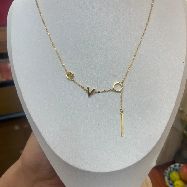 足金5G精工小众百搭套链