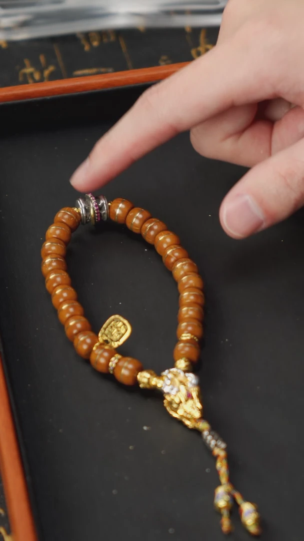 【闪购商品】紫金鼠手串紫金鼠一线天双圈