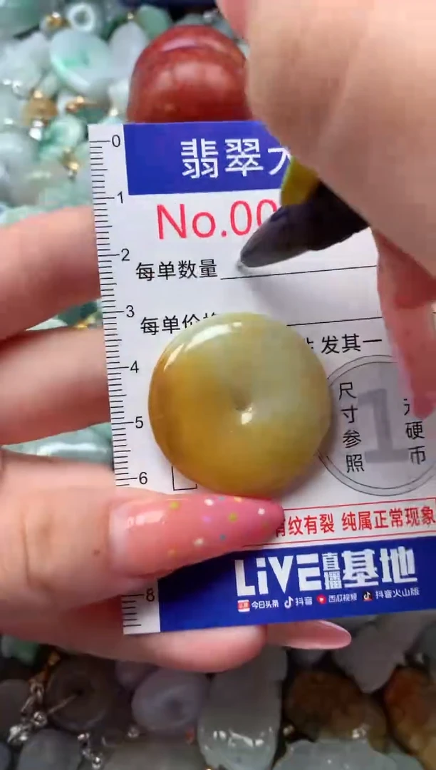 翡翠未镶嵌吊坠(不含链)1271