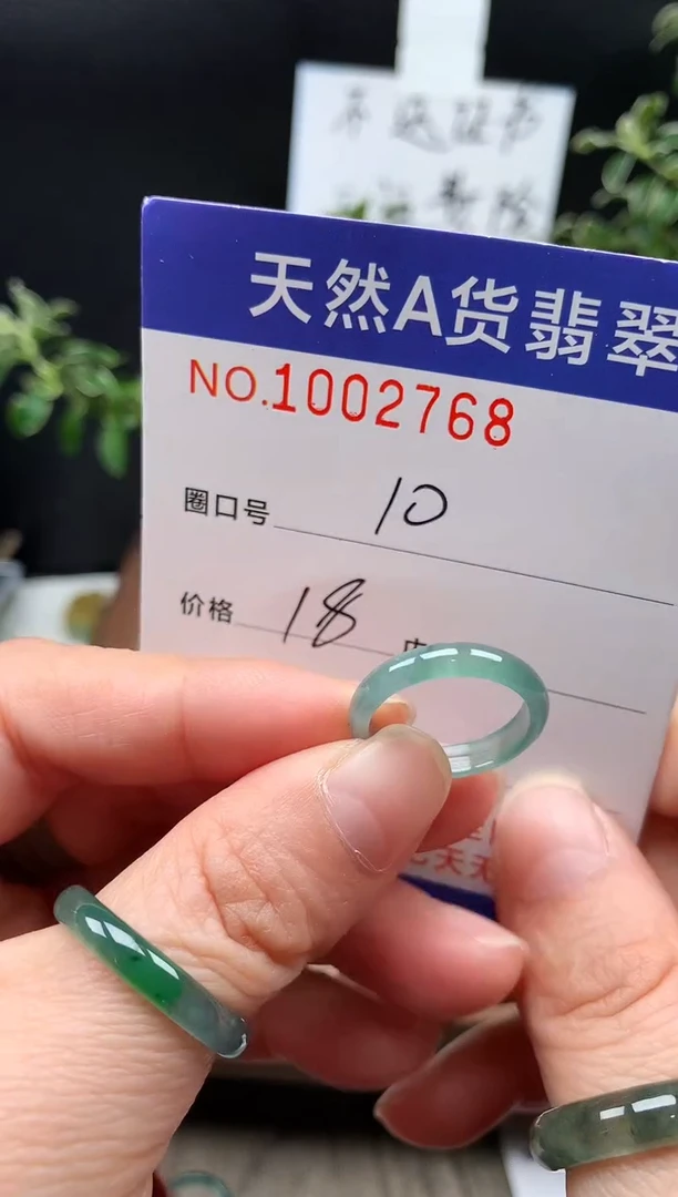 未镶嵌戒指翡翠10#