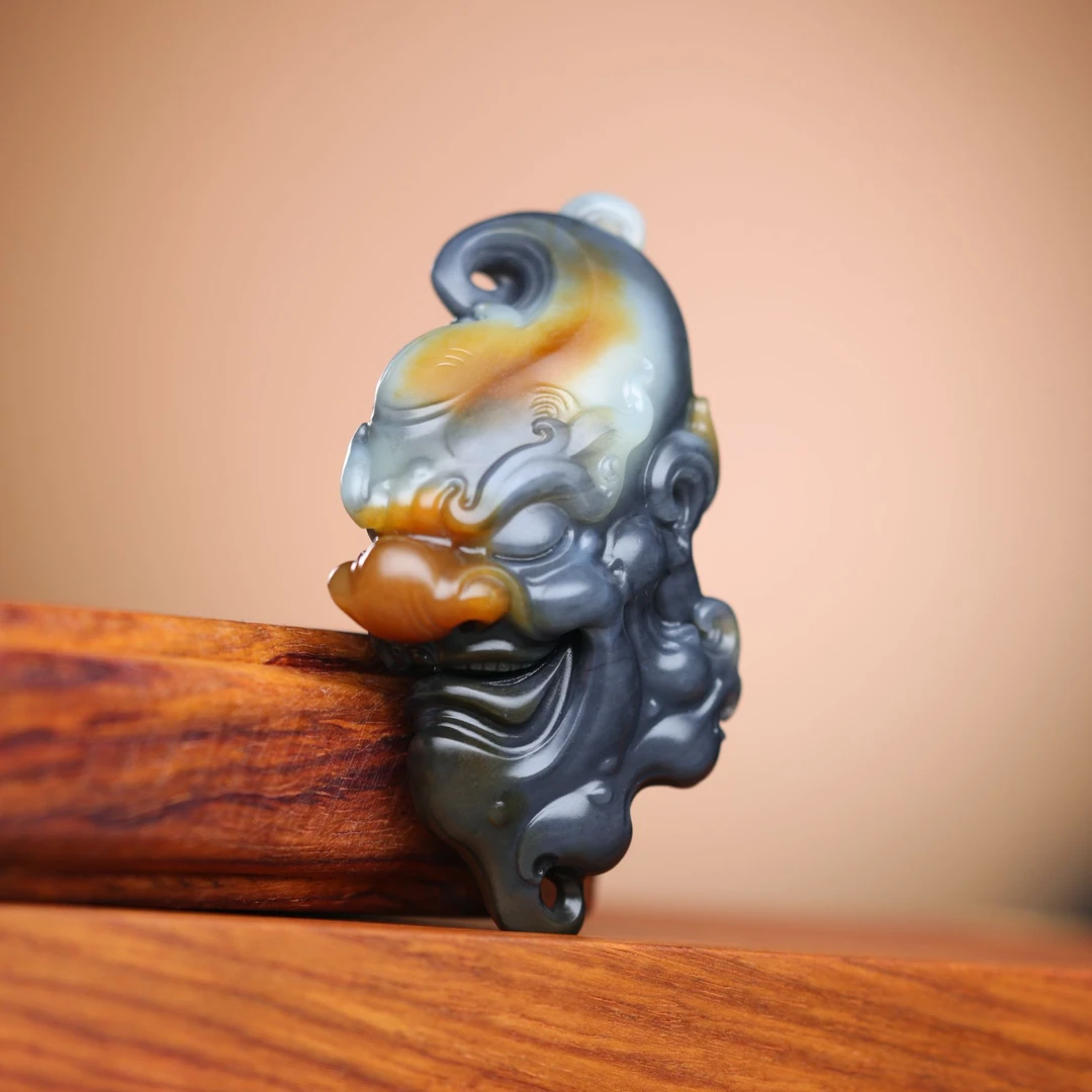 【豫人豫品】和田玉楼兰三彩俏色一念之间H127