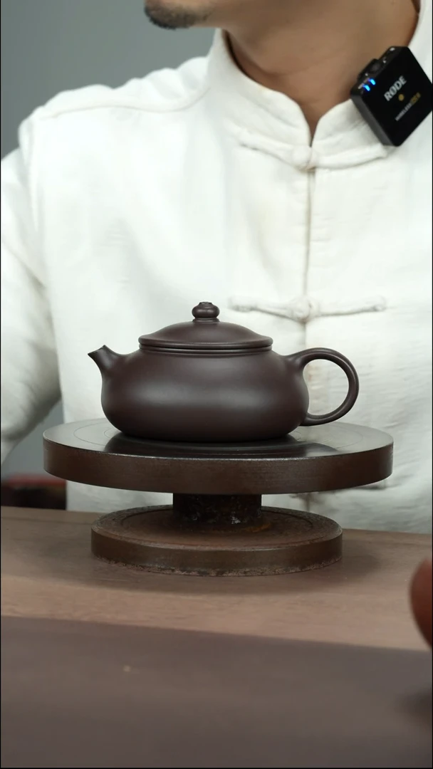 【闪购商品】紫砂茶壶80目紫泥寒江