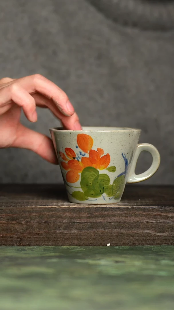 【闪购商品】杯青诗手工手绘瓷器