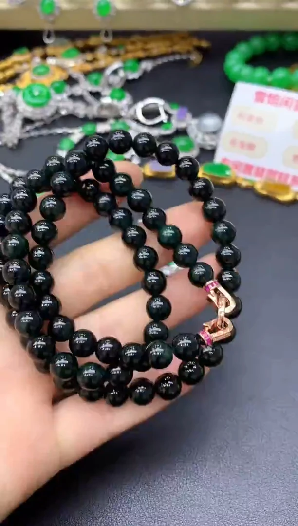 颈饰未镶嵌翡翠430-中国好珍宝