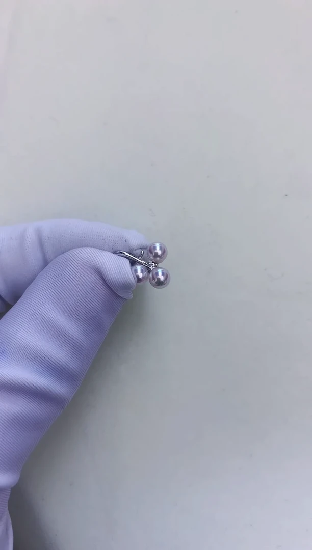 银S925镶嵌DA海水珍珠 GD101 吊坠