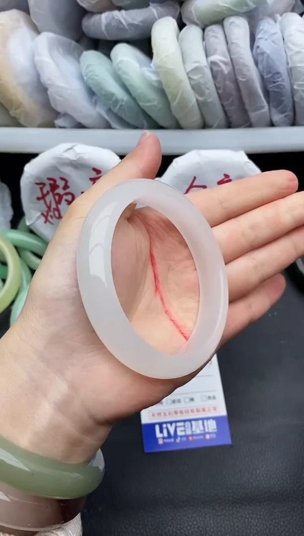 未镶嵌手镯石英质玉瑕疵350+62/63