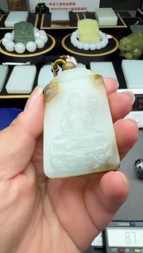 颈饰未镶嵌和田玉4