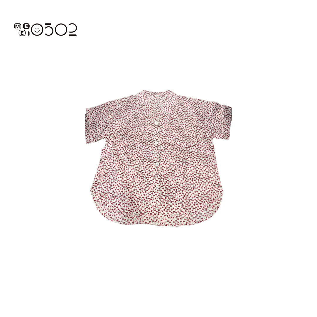 NO退NO换 红色小花家居服套装  203289