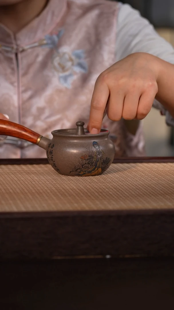 茶壶紫砂青段 180cc