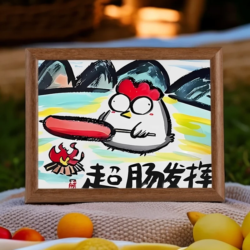 一定上岸创意搞笑可订制字画好运送学生小摆件考研包过装饰房间画