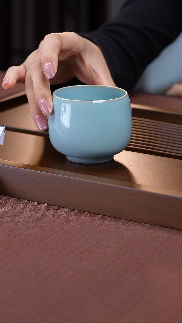 龙蛋杯 全手工拉坯 支钉烧