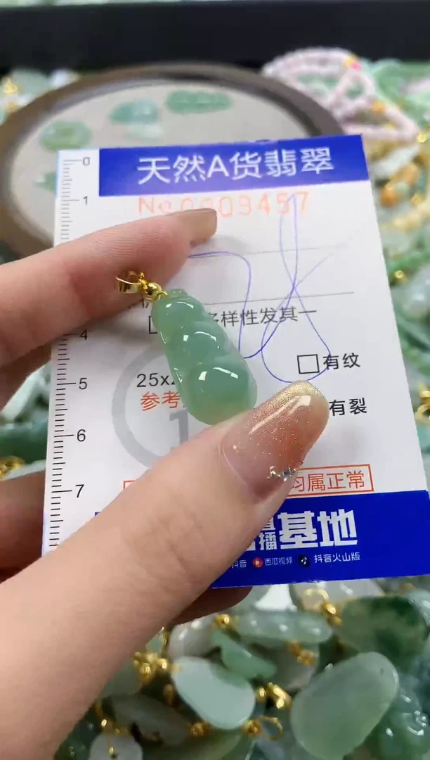 颈饰未镶嵌翡翠天然A货翡翠