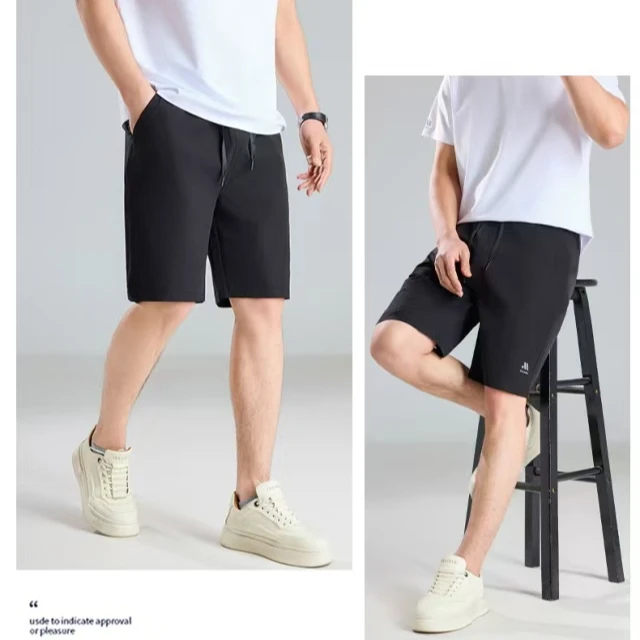 【五分登山裤】梭织男士短裤带口袋夏季凉感透气健身运动速干裤306