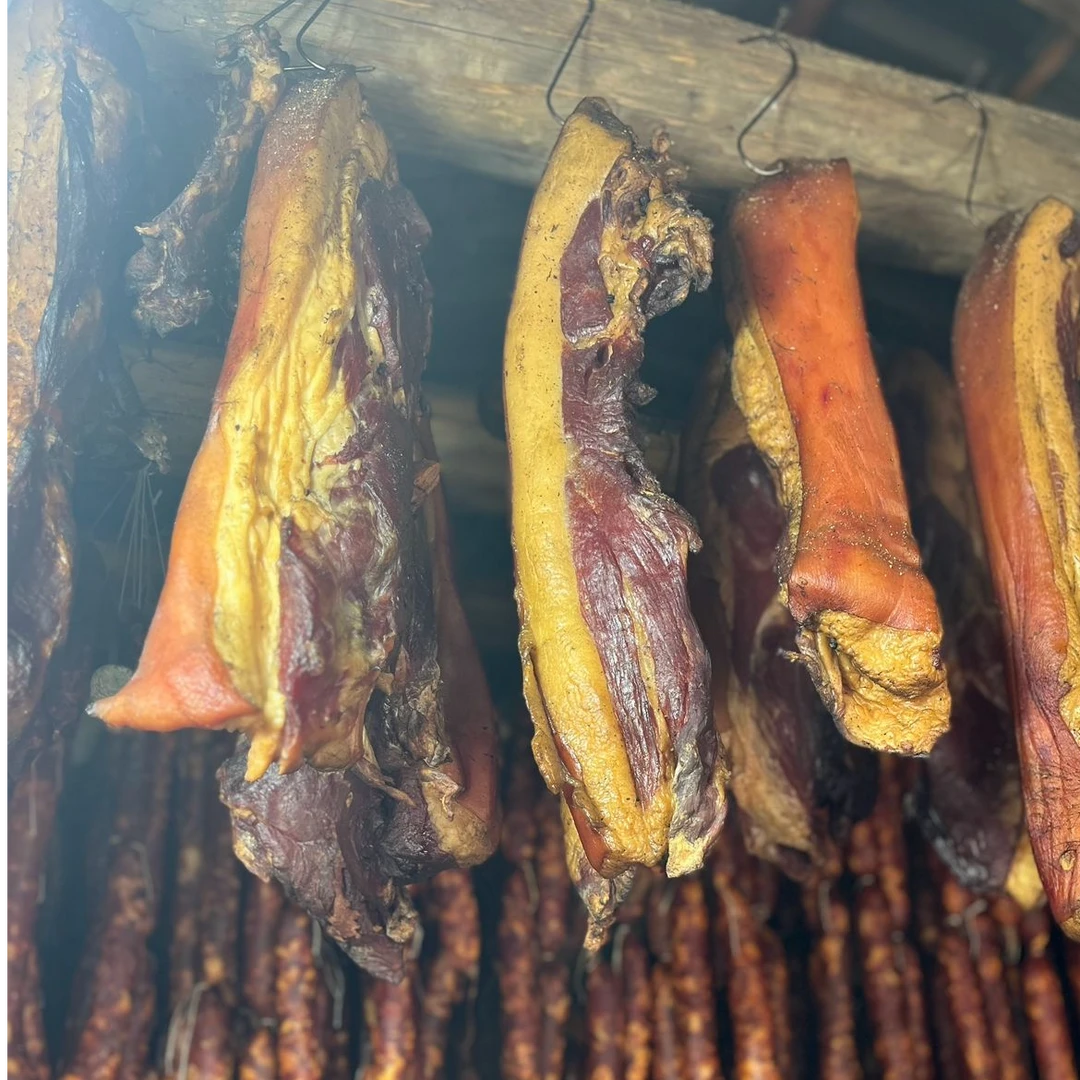 老北川柴火慢熏腊肉
