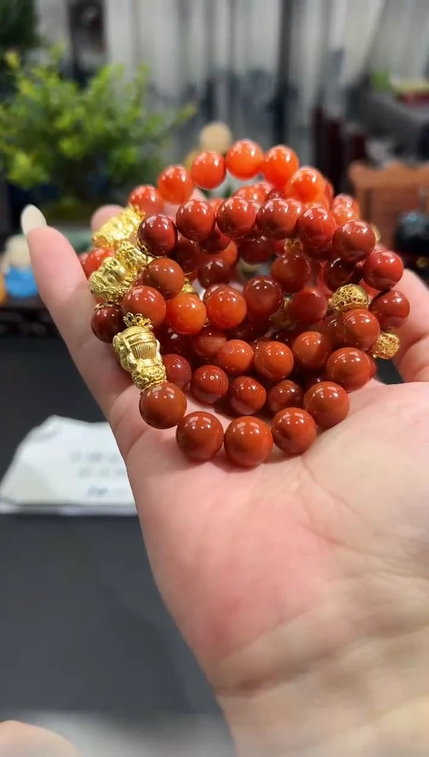 南红玛瑙1银S925镶嵌 B3644 多样性发其一