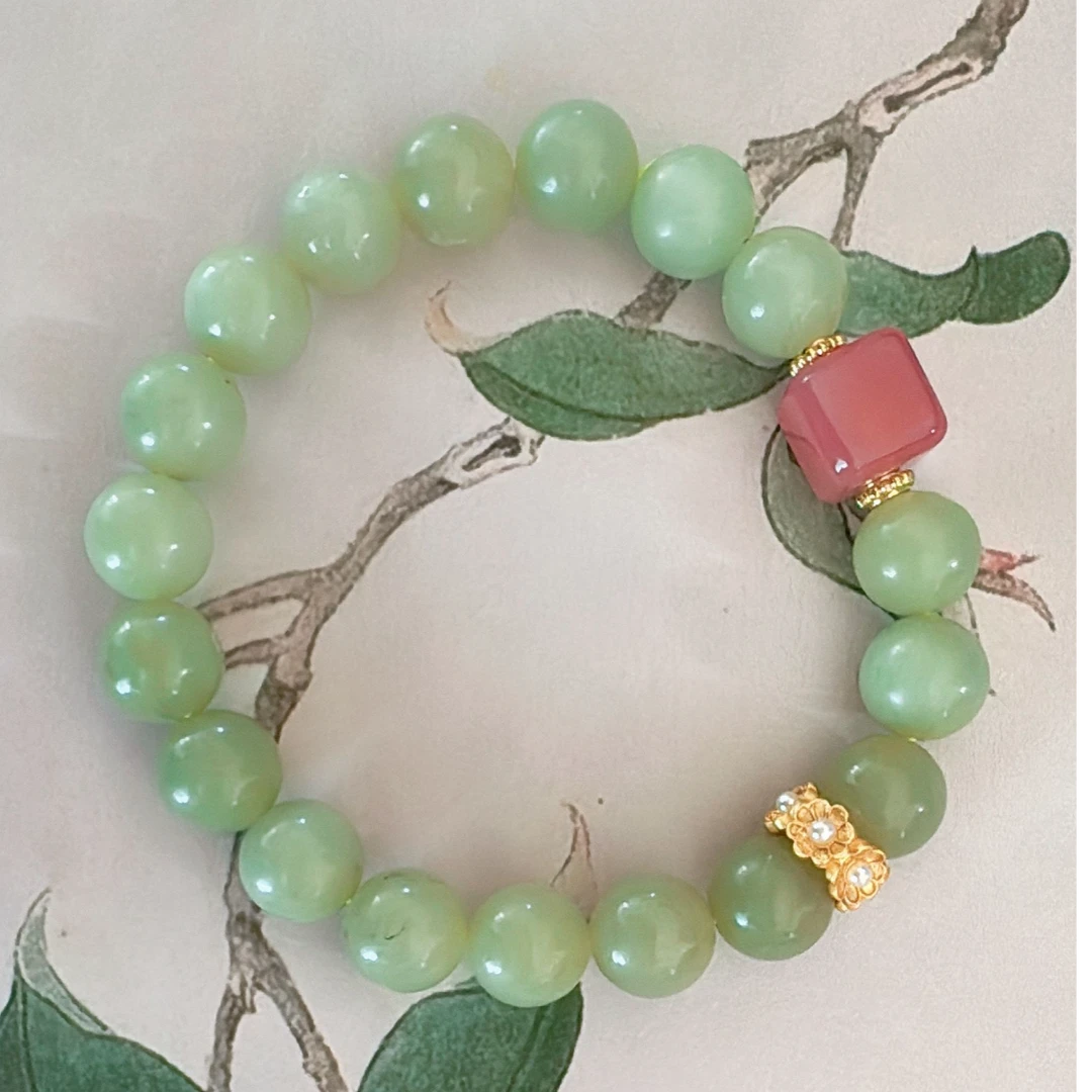 Z05和田玉手链气质国风时尚新中式轻奢百搭