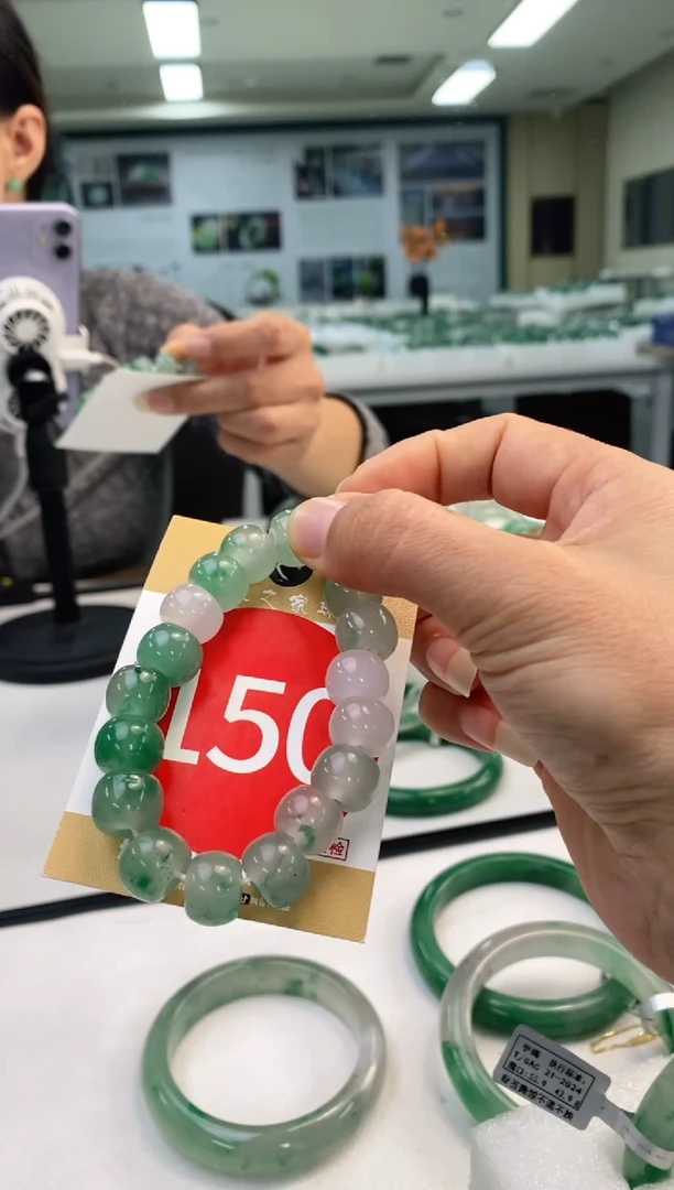 未镶嵌手串石英质玉快**人路路通+150