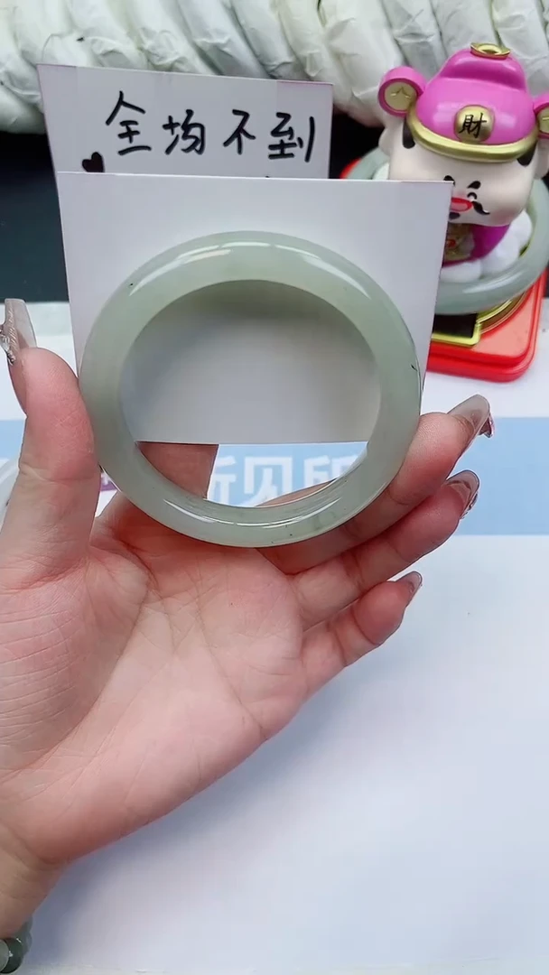 未镶嵌手镯石英质玉A123-58.6圈