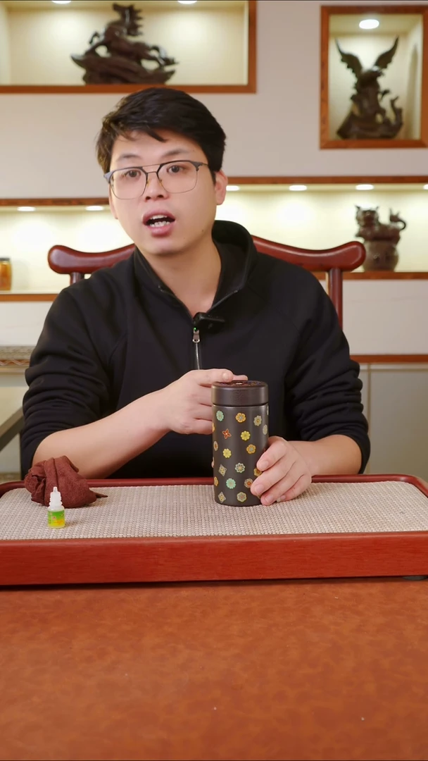茶杯紫砂繁花似锦