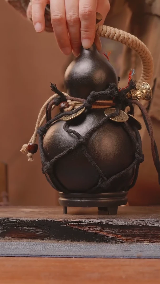 【闪购商品】234号精品大漆葫芦防腐防渗装水茶酒