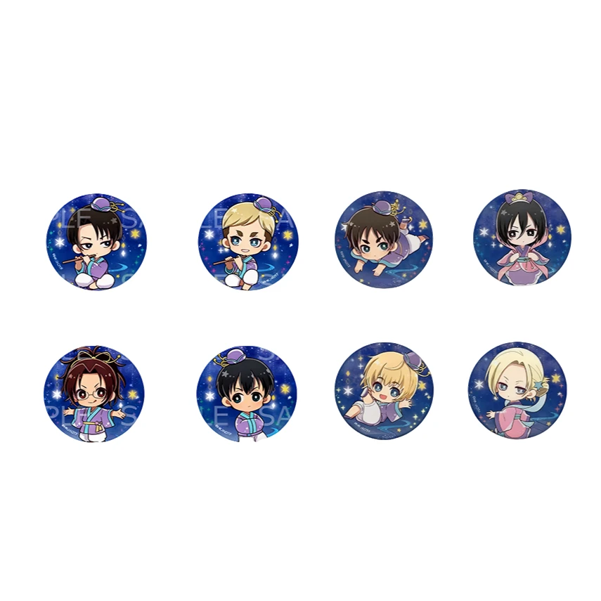 【拆包日谷】《进击的巨人》Pricafe七夕Q版吧唧盲盒z（代拆）