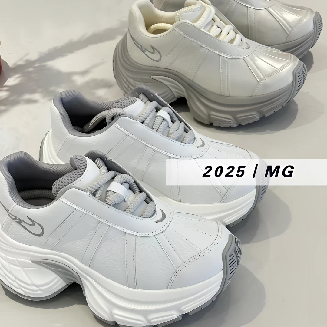 爆款厚底老爹鞋女高级感2025春季新款欧货增高时尚轻便休闲运动鞋