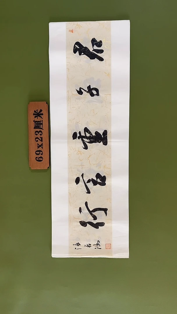 书法书法 张若鸿 尺寸69cm*23cm