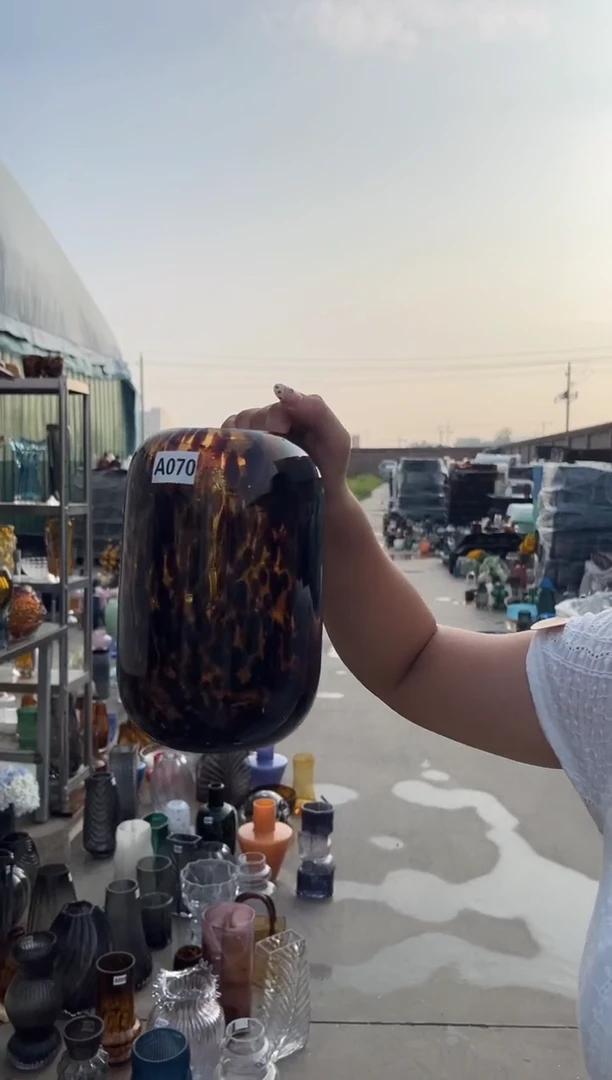 现代客厅摆件玻璃花瓶高级感70