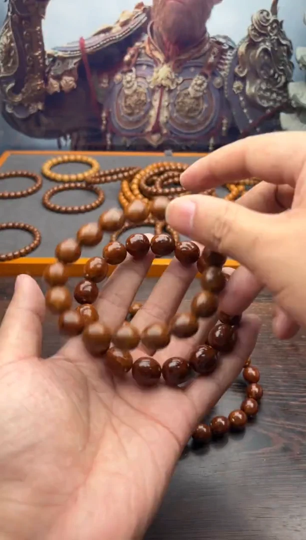 紫金鼠手串3号枣珠