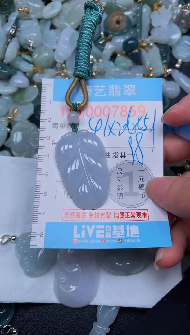吊坠(不含链)未镶嵌翡翠7859